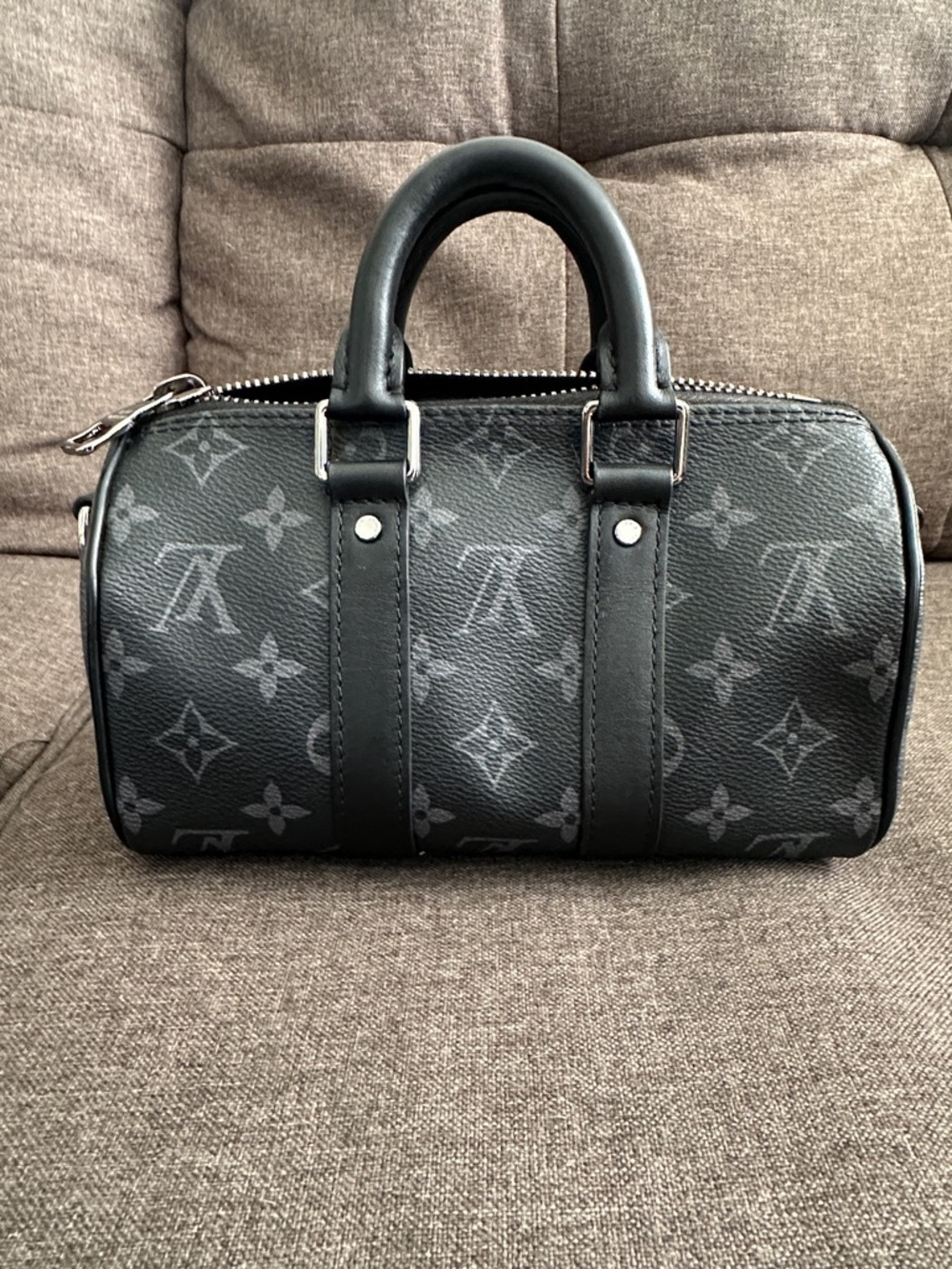 Louis Vuitton Reverse Monogram Eclipse Keepall XS Crossbody Bag